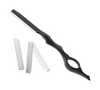 LOORGVEL Rasoio Manuale Per Taglio Dei Chioma Con 10 Lame Intercambiabili, Rifinitore Leggero Per Sfoltire e Texturizzare, Strumento Professionale Per Styling Chioma Ad Uso Domestico