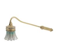 LOORGVEL Rustico a Forma di Campana - Strumento per estinguere Il Fuoco con Manico Lungo - Accessorio per la Manutenzione di lampade a Olio e Cera fusa