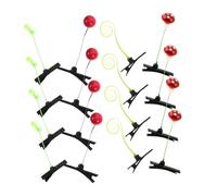 LOORGVEL Set 16 Pezzi Fermagli per Chioma a Forma di Germoglio di Soia Accessori per Chioma per Bambine 8-12 Anni Piccole Forcine Kawaii Resistenti Fini e Acconciature Quotidiane