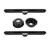 LOORGVEL Set 2 Portabicchieri Pieghevoli in Plastica Antiscottatura per Tavolo da Letto e Scrivania Laptop Inserti per Slot Schede Accessori Portatili per Organizzazione Bevande in Casa e