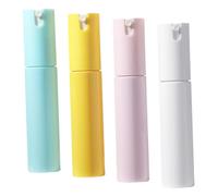 LOORGVEL Set 4 Pezzi Bottiglie Spray Viaggio 30ml Colore Assortito in Pp Riutilizzabili Facili da Usare Design Monoblocco Perfette per Cosmetici e Lozioni