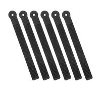 LOORGVEL Set 6 Cinghie per Attacchi da Sci e Snowboard Fibbia a Cricchetto, Cinghie di Ricambio per Fissaggio Caviglia, Accessori Resistenti per Attrezzatura Sport Invernale Compatibili