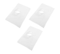 LOORGVEL Set da 3 Lenzuola Copriletto per Massaggi Foro per Viso Tessuto Traspirante Bianco 80X50 CM Asciugamani Lavabili per Lettini da Salone e Centri Benessere