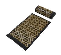 LOORGVEL Set Di 2 Tappetini Per Massaggio Con Agopressione e Cuscino Massaggiante Shiatsu, Tappetino Da Yoga Rilassante Per Terapia Muscolare e Sollievo Articolare, Adatto a Persone Alte