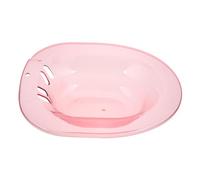 LOORGVEL Sitz Bath Basin Per Donne Incinte e Post-parto Ciotola Da Bagno Multifunzionale Per Post-operatoria Facile Da Pulire e Riporre Per Uso Domestico e Ospedaliero Colore Rosa