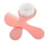 LOORGVEL Spazzola e Pettine per Ragazzo Ragazza con Setole Morbide per Delicata del Capelluto e Rimozione Kit Grooming Bambina Rosa