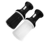 LOORGVEL Spazzola per Spolverare Collo, 2 Pz in Plastica e Setole, Accessori Professionali per Rimuovere i Chioma Dalla Scollatura e Orecchie