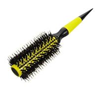 LOORGVEL Spazzola Rotonda Per Capelli Ricci Con Setole Morbide e Manico Antiscivolo Piccola e Portatile Per Viaggi Pettine Per Styling Capelli Lisci e Ondulati