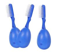 LOORGVEL Spazzolino da Denti Testina Grande per Strutture Correttive in Plastica, 3 Pz Stile Casuale
