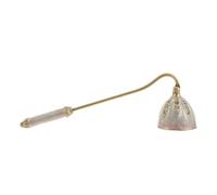 LOORGVEL Spegnicandele Antico con Manico Lungo e Tappo Decorativo a Forma di Campana, Accessorio per spegnere la Fiamma per San, Festa, Anniversario