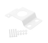 LOORGVEL Staffa di Montaggio per Palo della Luce e Supporto per Lanterna Solare, Kit per Illuminazione Esterna in Ferro Resistente, Installazione Rapida per Lampioni Solari e Stradali,