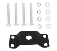 LOORGVEL Staffa Montaggio Lampioni Esterni Resistente Intemperie per Pannelli Fotovoltaici Supporto per Faro Tondo con Installazione Facile Kit Montaggio Luce per Giardino e Strade