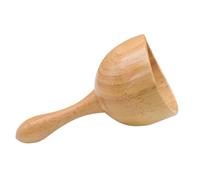 LOORGVEL Strumento per Massaggio in Legno Coppette per Massaggio Terapeutico Manico Massaggiatore per Testa Massaggiatore per Spalle Manuale