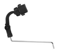 LOORGVEL Supporto musicale per sassofono, clip per telefono per sax alto, morsetto sicuro in ABS, nero, per leggere musica e ascoltare accompagnamento durante le prove