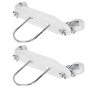 LOORGVEL Supporto per Riscaldatore Elettrico a Olio Rotelle Bianche Antiscivolo, Staffa per Radiatore a Colonna Resistente al Calore e Corrosione, Base Mobile per Riscaldatore Interno