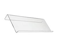 LOORGVEL Supporto per Tastiera Ergonomico in Acrilico Trasparente Z Tipo per Tastiere 87 Tasti, Inclinazione 30 Gradi, Resistente e Non Deformabile, per Ufficio