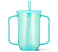 LOORGVEL Tazza Anziani Con Beccuccio Antigoccia Ergonomica Per Pazienti Allettati Bicchiere Per Disfagia Plastica Sicura Per Bere E Somministrazione Liquidi