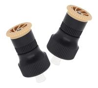 LOORGVEL Ugello di Irrigazione Regolabile 360° in Plastica, Testina di Spruzzatura per Giardino e Prato, Set da 2 Pezzi Collegamento Rapido per Irrigatori Automatici e Annaffiatura Uniforme