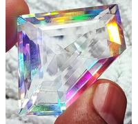 Loose Gemma Mystic Quarzo Tra 50 A 60 KT Certificato