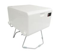 LooSeal EVO - WC con batteria per saldatura, per furgoni, tende e auto (bianco)