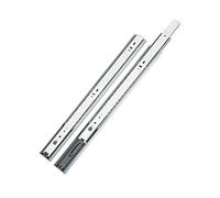 LOOTICH Push to Open Spingere per Aprire Guide a Rimbalzo per Cassetti con Cuscinetti a Sfera 500 mm Totale Telescopiche Guida con Apertura a Pressa per Cassetto Capacità Carico 35kg (1 Paio)