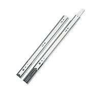 LOOTICH Push to Open Spingere per Aprire Guide a Rimbalzo per Cassetti con Cuscinetti a Sfera 550 mm Totale Telescopiche Guida con Apertura a Pressa per Cassetto Capacità Carico 35kg (1 Paio)