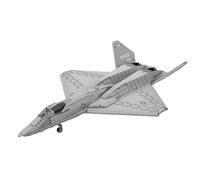 LootPop 1/35 scala aereo modello militare, MOC-177282 YF-23 grigio Ghost Fighter set di mattoncini in scala 1/35, telaio rimovibile, rivista può ospitare un razzo (2185 pezzi)