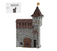 LootPop Castello medievale di mattoncini da costruzione, MOC-206483 edificio 03 Castello Hohengeroldseck - Set di mattoni per cancello esterno per MOC-207737 Castello Hohengeroldseck (4391pezzi)