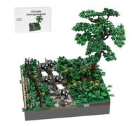 LootPop Castello medievale di mattoncini da costruzione, MOC-208008 A9 Castello di Hohengeroldseck - Paesaggio per MOC-207737 Castello Hohengeroldseck (1508 pezzi)