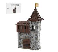 LootPop Castello medievale morsetti, MOC-206448 edificio 02 castello Hohengeroldseck - sentiero tra le porte set di mattoncini per MOC-207737 Castello Hohengeroldseck (2665pezzi)