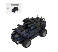 LootPop MOC-207814 - Set di mattoncini da costruzione per veicoli da ricognizione, con cabina a doppio conducente e fotocamera, set da 901 pezzi compatibili per collezionisti ed esposizioni
