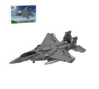 LootPop MOC-247410 - Set di mattoncini da costruzione per aerei da combattimento, scala 1/70, 521 pezzi