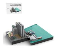 LootPop Nuovo set di mattoncini da costruzione World Trade Center, MOC-221106 New York, serie di punti di riferimento modulari, modello fai da te e regalo per adulti (578 pezzi)