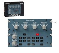 LootPop Pannello simulatore di volo, scala 1:1, cabina di controllo integrata per MSFS 2020/2024, Pilot Game Simulator Plug-and-Play Real Aircraft Feel