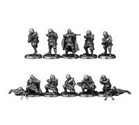 LootPop Seconda Guerra Mondiale, soldato sovietico, in metallo, modellino militare (12 pezzi)