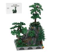 LootPop Set di mattoncini da costruzione castello medievale, MOC-207594 A1 Castello Hohengeroldseck - paesaggio per MOC-207737 Castello Hohengeroldseck (2718 pezzi)