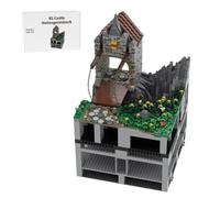 LootPop Set di mattoncini da costruzione castello medievale MOC-207813 B2 Castello Hohengeroldseck - Set di mattoncini esterni per il castello MOC-207737 Castello Hohengeroldseck (2664 pezzi)