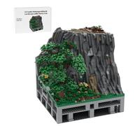 LootPop Set di mattoncini da costruzione castello medievale MOC-207993 C6 Castello Hohengeroldseck - Paesaggio con albero di ciliegio Set per MOC-207737 Castello Hohengeroldseck (1813 pezzi)