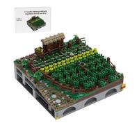 LootPop Set di mattoncini da costruzione castello medievale MOC-207994 C7 Castello Hohengeroldseck - Verdure Alveare Set di mattoncini per MOC-207737 Castello Hohengeroldseck (1259 pezzi)