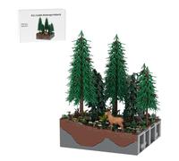 LootPop Set di mattoncini da costruzione castello medievale MOC-208088 D11 Castello Hohengeroldseck - Rovine nella foresta set di mattoncini per MOC-207737 Castello Hohengeroldseck (2933 pezzi)