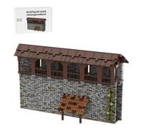 LootPop Set di mattoncini da costruzione castello medievale, MOC-208139, edificio 08 Castello Hohengeroldseck - Set di mattoni da costruzione per MOC-207737 Castello Hohengeroldseck (4374 pezzi)