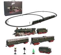 LootPop Set ferroviario in lega con vagone e impianto ferroviario lungo (modello 22918)