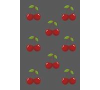 Loovly Paper Minimalist Blank Notebook 6x9 - 200 Numbered White Pages with Cherry Detail: Premium Soft Aesthetic Journal for Everyday Writing, Thoughtful Journaling, and Creative Expression