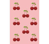 Loovly Paper Minimalist Blank Notebook 6x9 - 200 Numbered White Pages with Cherry Detail: Premium Soft Aesthetic Journal for Everyday Writing, Thoughtful Journaling, and Creative Expression