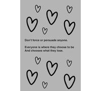 Loovly Paper Self Love Notebook for Women - 200 Numbered White Pages with Heart Detail: Premium Soft Aesthetic Journal for Everyday Writing, Thoughtful Journaling, and Creative Expression