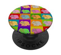 Lop Rabbit Popart Holland - Coniglietti francesi in stile retrò PopSockets PopGrip Adesivo