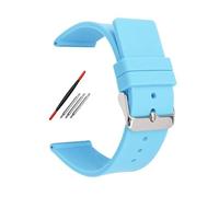 LOPAKACTAG Cinturino for orologio in silicone da 12, 14, 16, 18, 20, 22, 24 mm, for uomo e donna, in gomma morbida, for Seiko, for Huawei GT2/3/4