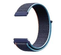 LOPAKACTAG Cinturino in nylon da 20 mm e 22 for Amazfit Active 2 GTR 4 3pro 2e GTS 4/2 Mini 3 Stratos Band for AMAZFIT BIP 6 5/Zepp Z Bracelet(A-Deep navy blue,1PCS 20mm)