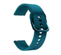 LOPAKACTAG Cinturino in silicone da 20 mm/22 mm for Amazfit GTS 4/3/2e/GTS2 Mini/GTR 42 mm/47 mm/GTR 4/3 Pro/2/2e Sport Bracelet Bip Watch Strap(Cyan 22,20mm watch band)