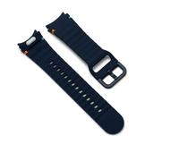 LOPAKACTAG Cinturino in silicone No Gaps Quick Fit for Samsung Galaxy Watch 7 6 5 4 40mm 44mm Bracciale 5Pro 45mm 6Classic 43mm 47mm(Midnight blue,For Watch 6 Classic)